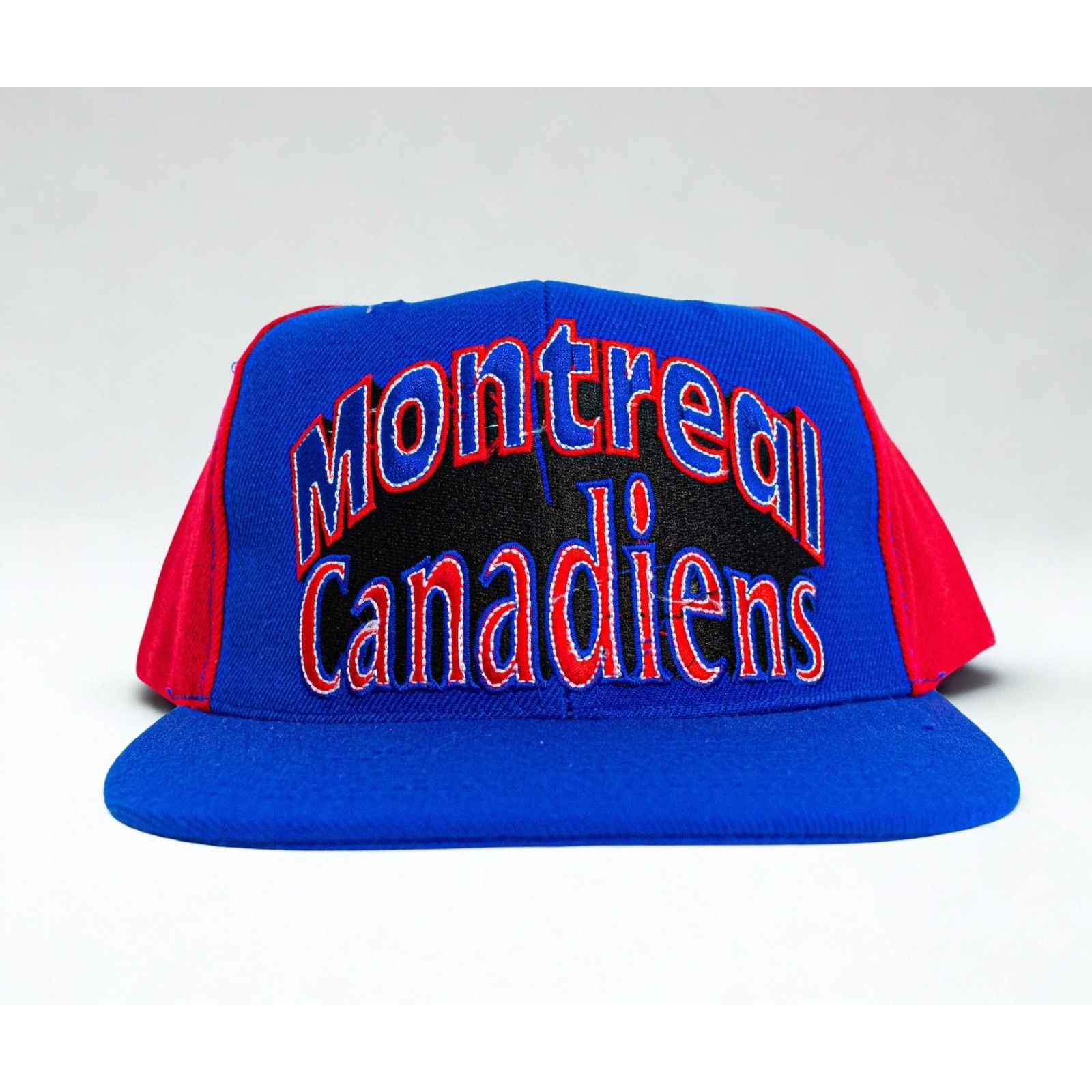 Other Montreal Canadiens AJD Snapback Hat 90s NHL Double Line Arc Size ONE SIZE - 4 Thumbnail