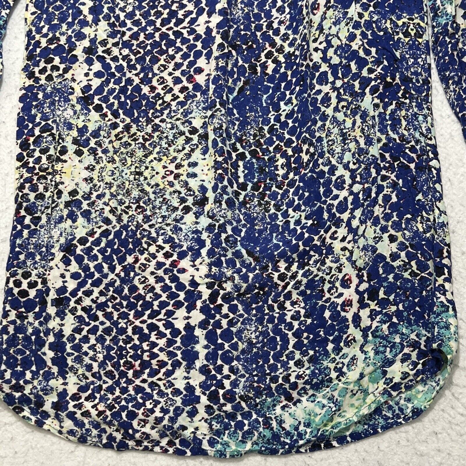 Saks Fifth Avenue Blue Saks Fifth Avenue Button Up Long Sleeve Top Size S / US 4 / IT 40 - 6 Thumbnail