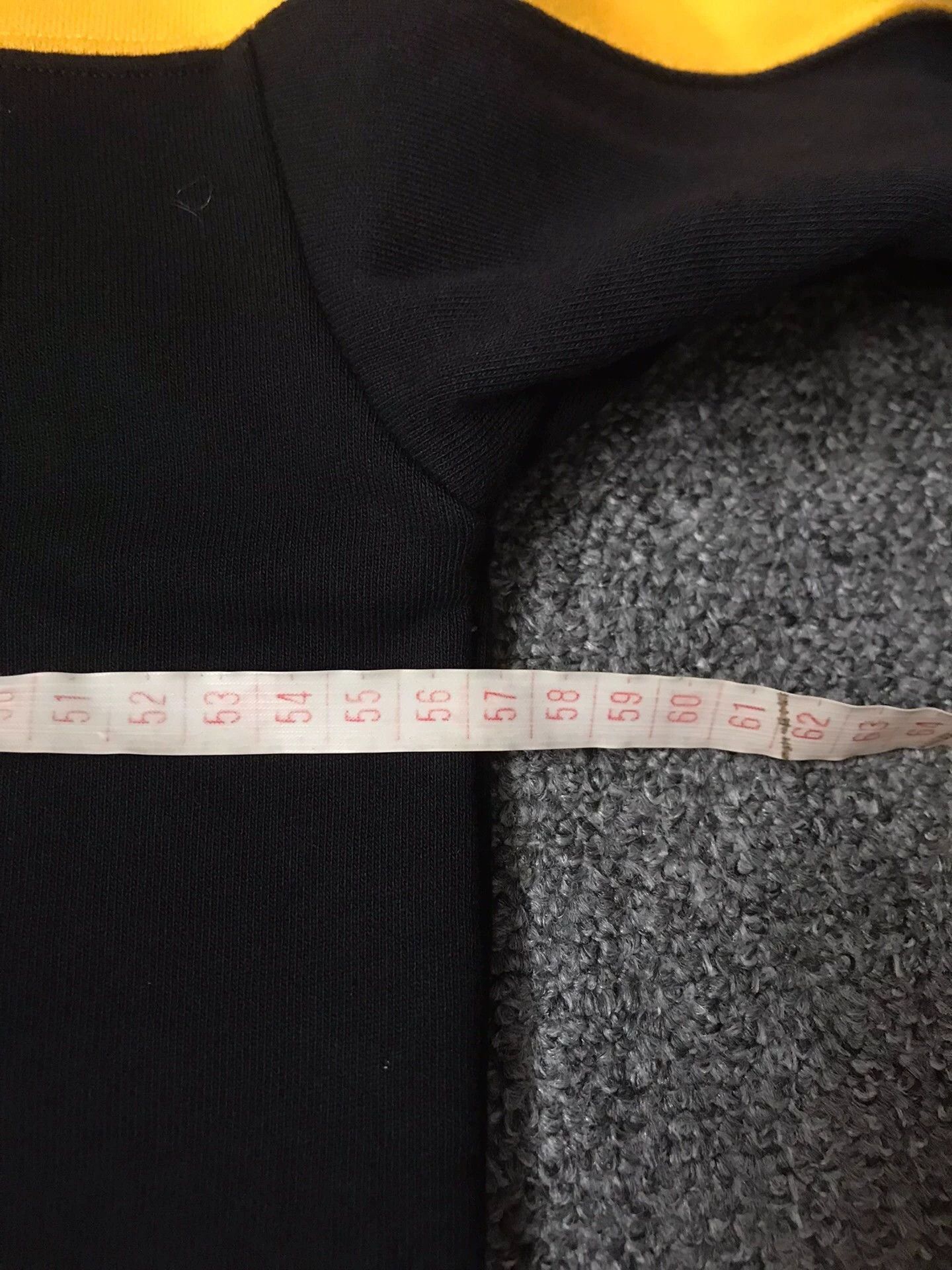 Celine Celine M black yellow colorblock logo unisex sweatshirt Size US M / EU 48-50 / 2 - 8 Thumbnail