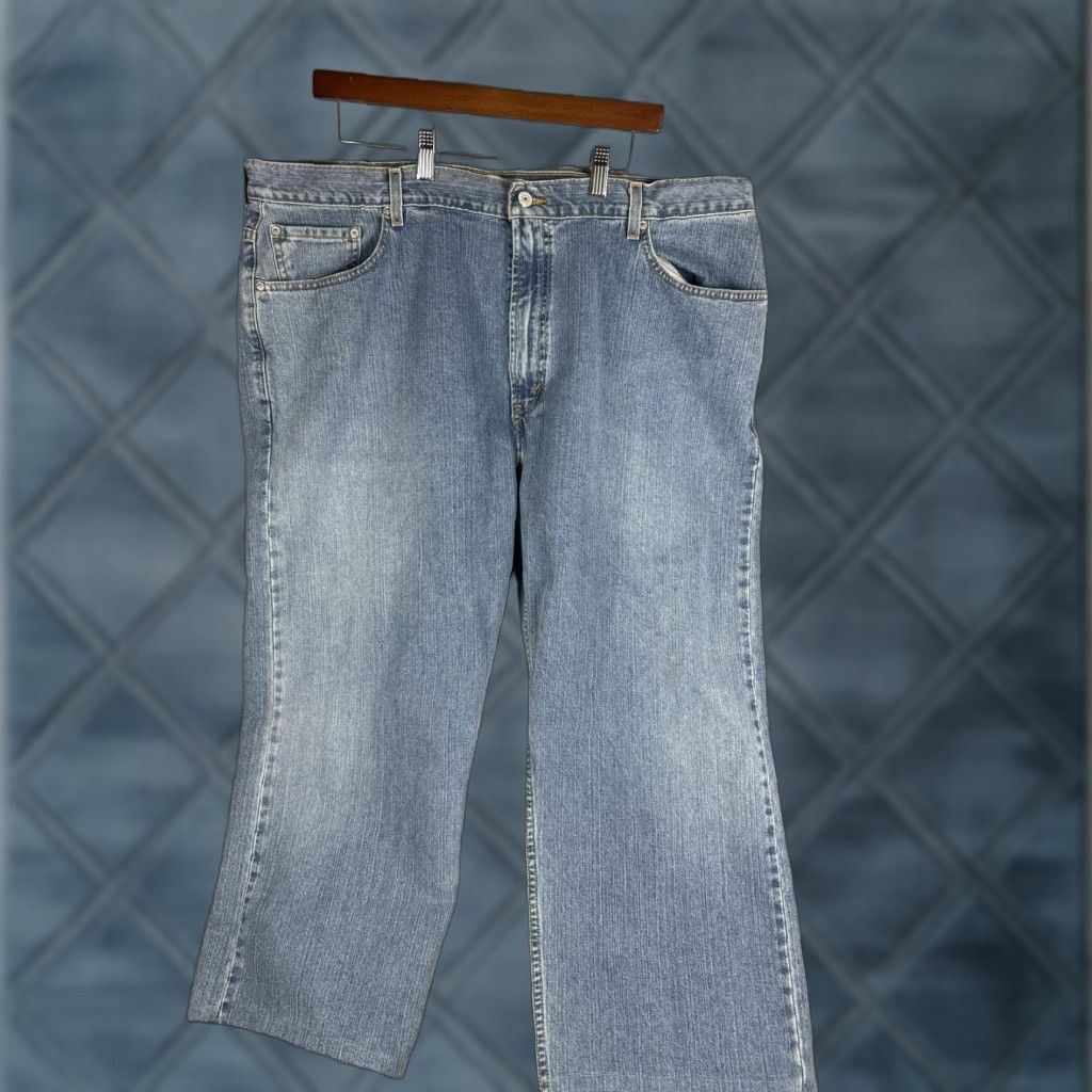 Levi's Levi's 559 Jeans Mens 44x25 Light Blue Relaxed Straight Denim Casual Size US 44 / EU 60 - 1 Thumbnail
