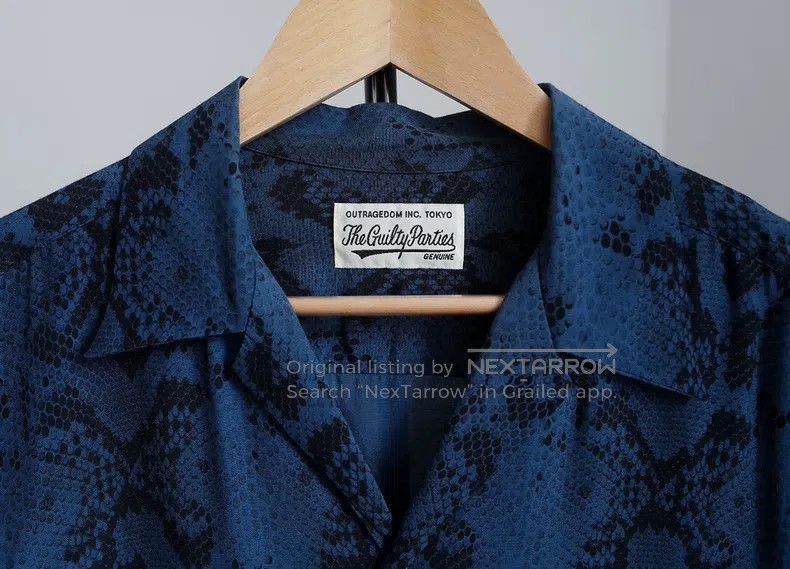 Wacko Maria Wacko Maria Snake pattern short-sleeved shirt 20ss Size US L / EU 52-54 / 3 - 4 Thumbnail