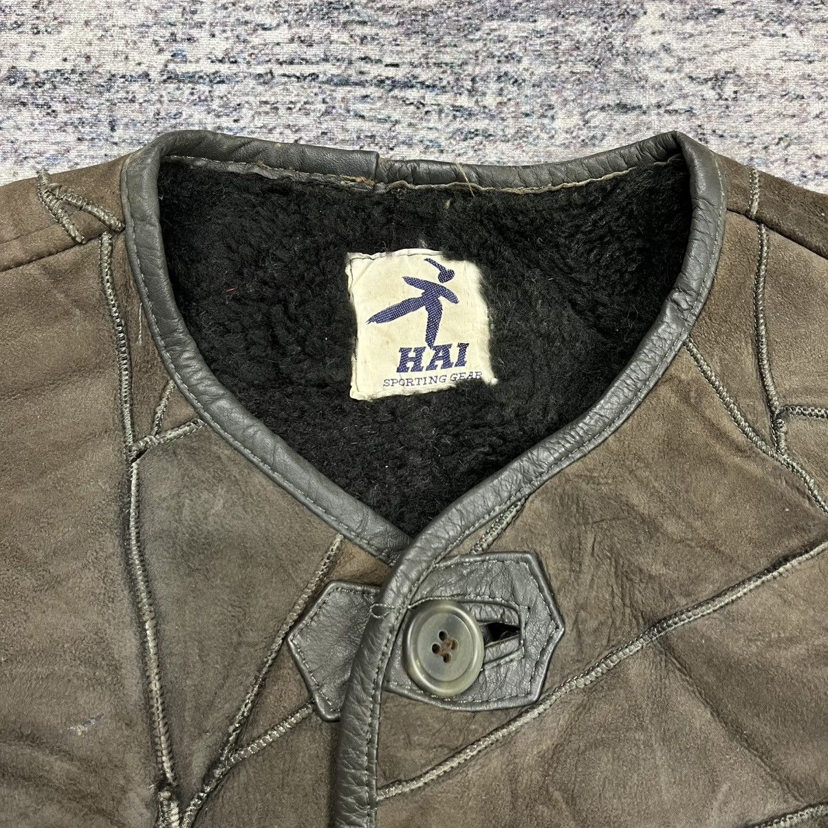 Issey Miyake 90s hai sporting gear issey miyake patchwork leather jacket Size US M / EU 48-50 / 2 - 5 Thumbnail