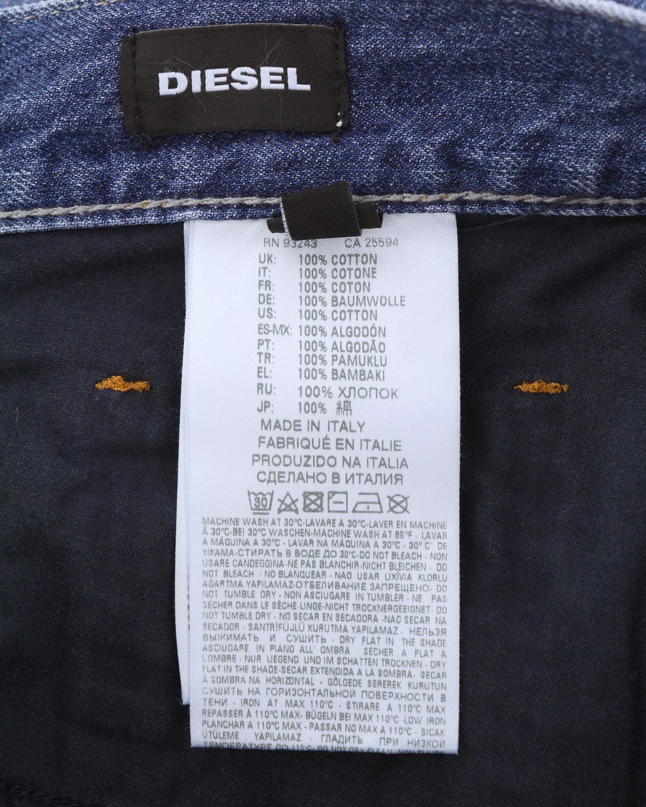 Diesel D-WALLIS 085AR W30 Blue Faded Slim Zipped Jeans 89143 Size US 30 / EU 46 - 7 Thumbnail