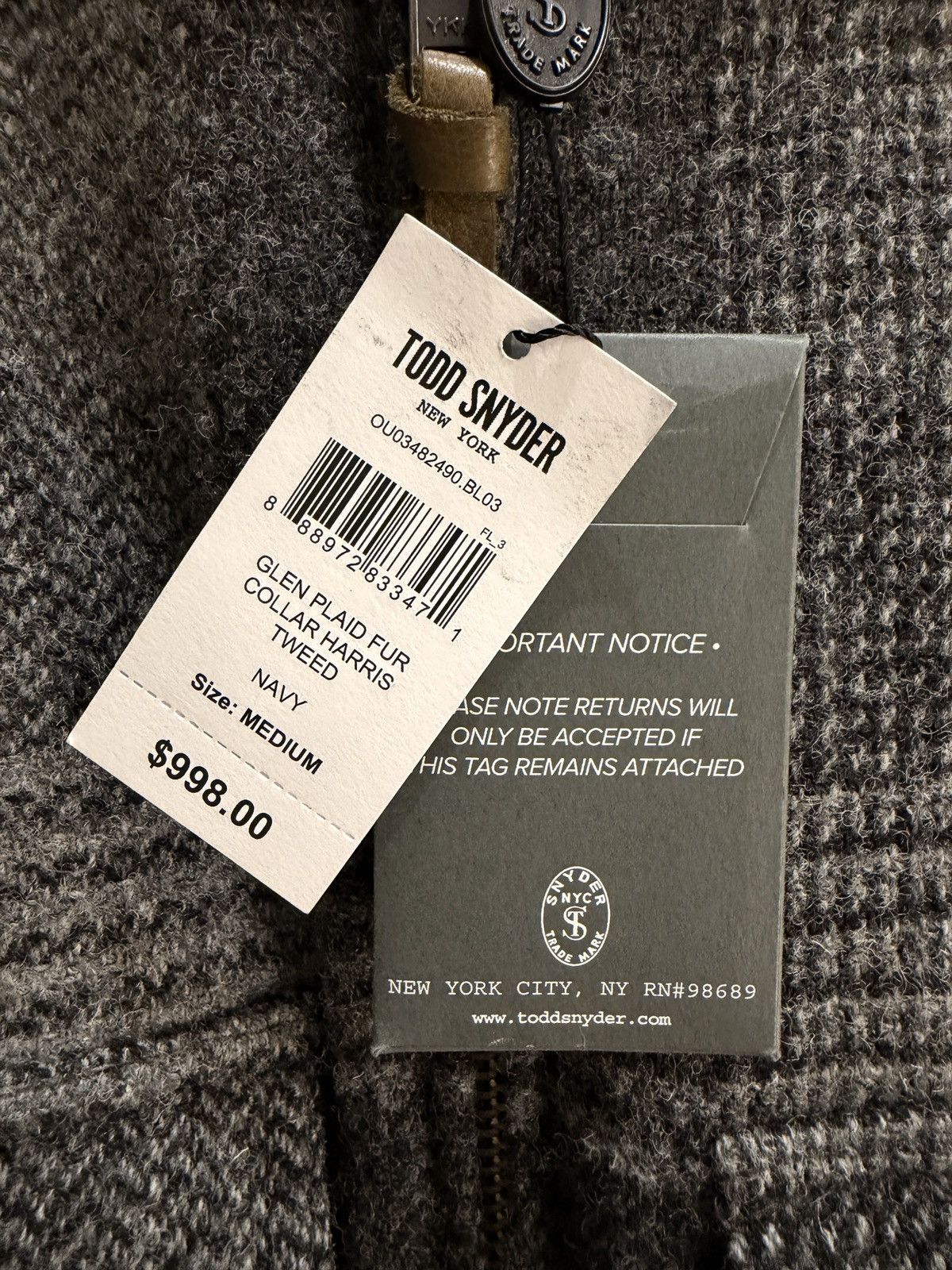 Golden Bear × Todd Snyder Todd Snyder x Golden Bear Limited Insulated 100% Wool Jacket Size US M / EU 48-50 / 2 - 2 Thumbnail