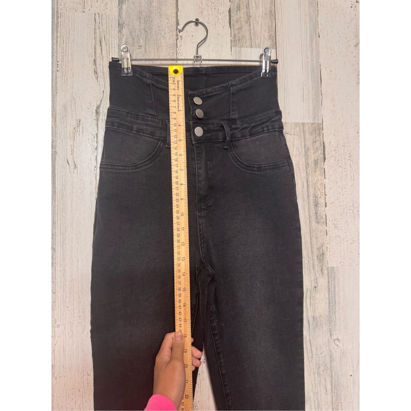 Other Shein Black High Waist Skinny Jeans – Size 26 Small Size 25" / US 0 / IT 36 - 5 Thumbnail