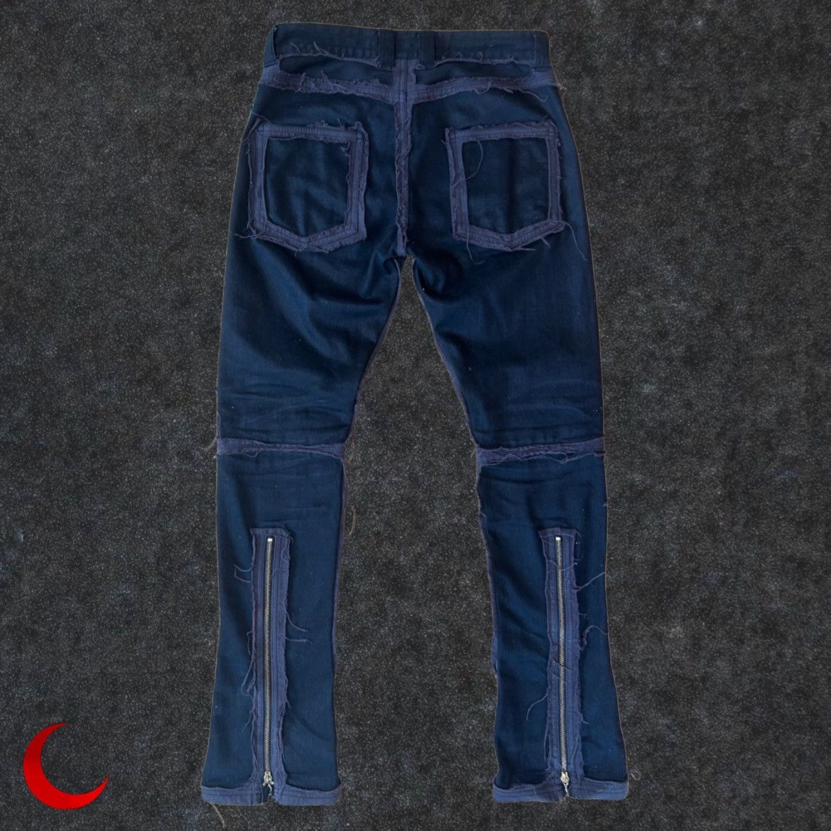 Blackmeans Blackmeans Reconstructed Panel Jeans Size US 30 / EU 46 - 2 Thumbnail