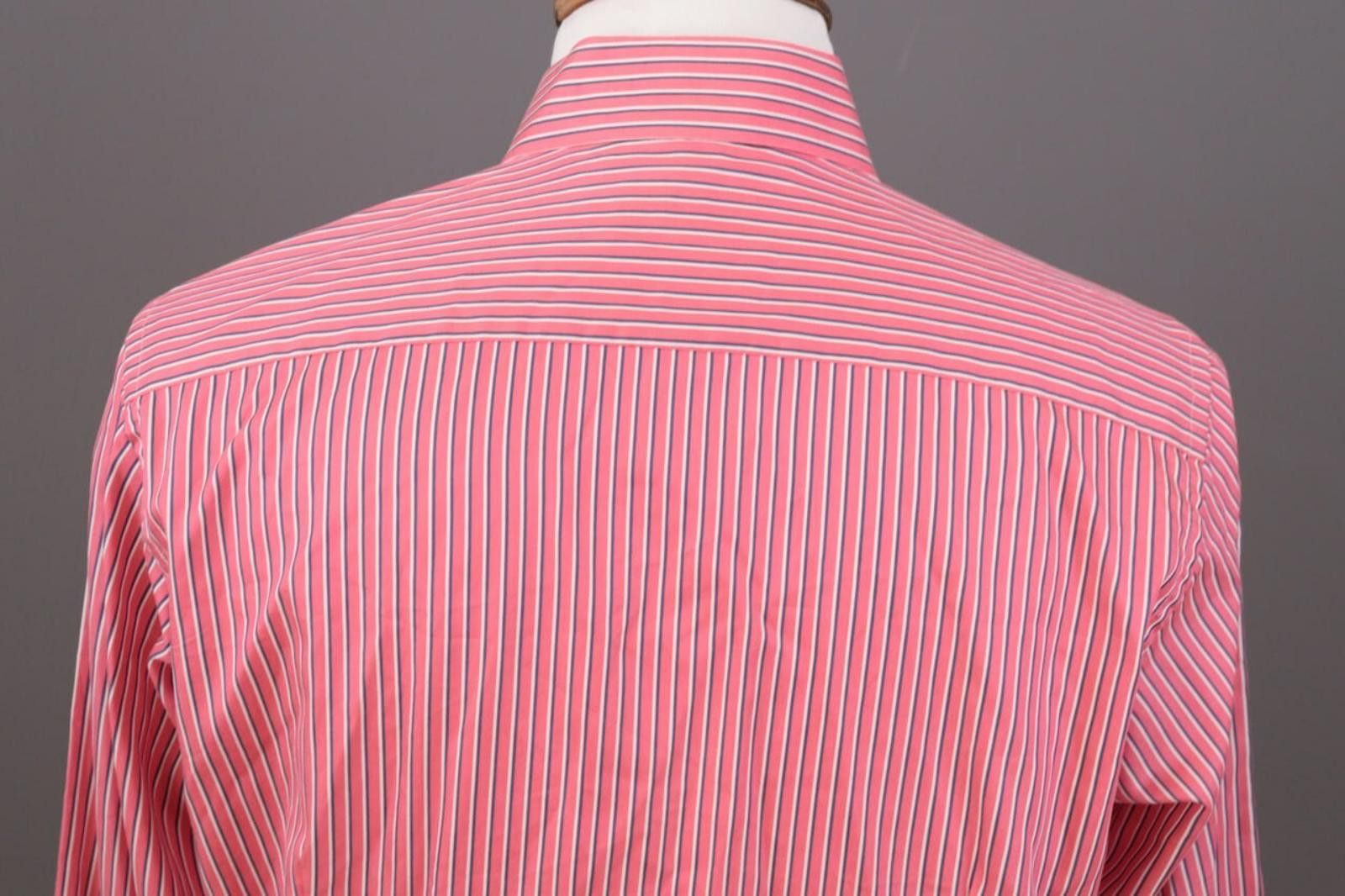 Eton Eton Contemporary Pink Stripe Button Down Shirt Size 41 / 16 Size US M / EU 48-50 / 2 - 11 Thumbnail
