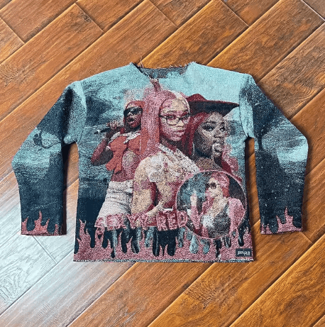 Other Sexy Red Knit Sweater Size US M / EU 48-50 / 2 - 1 Thumbnail
