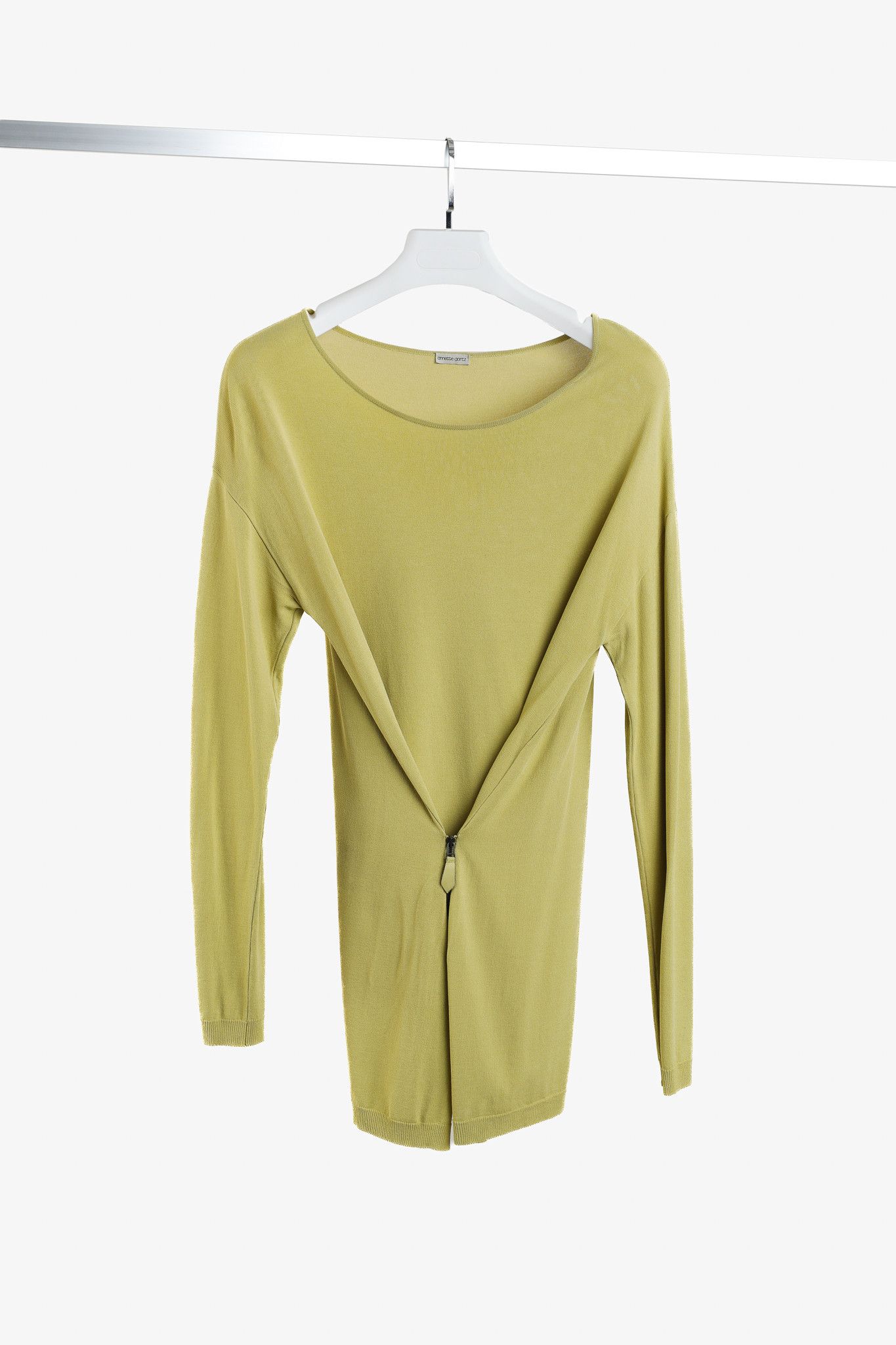 Annette Gortz Annette Gortz SS/13 Liam Yellow Front-Zip Sweater Size S / US 4 / IT 40 - 1 Thumbnail