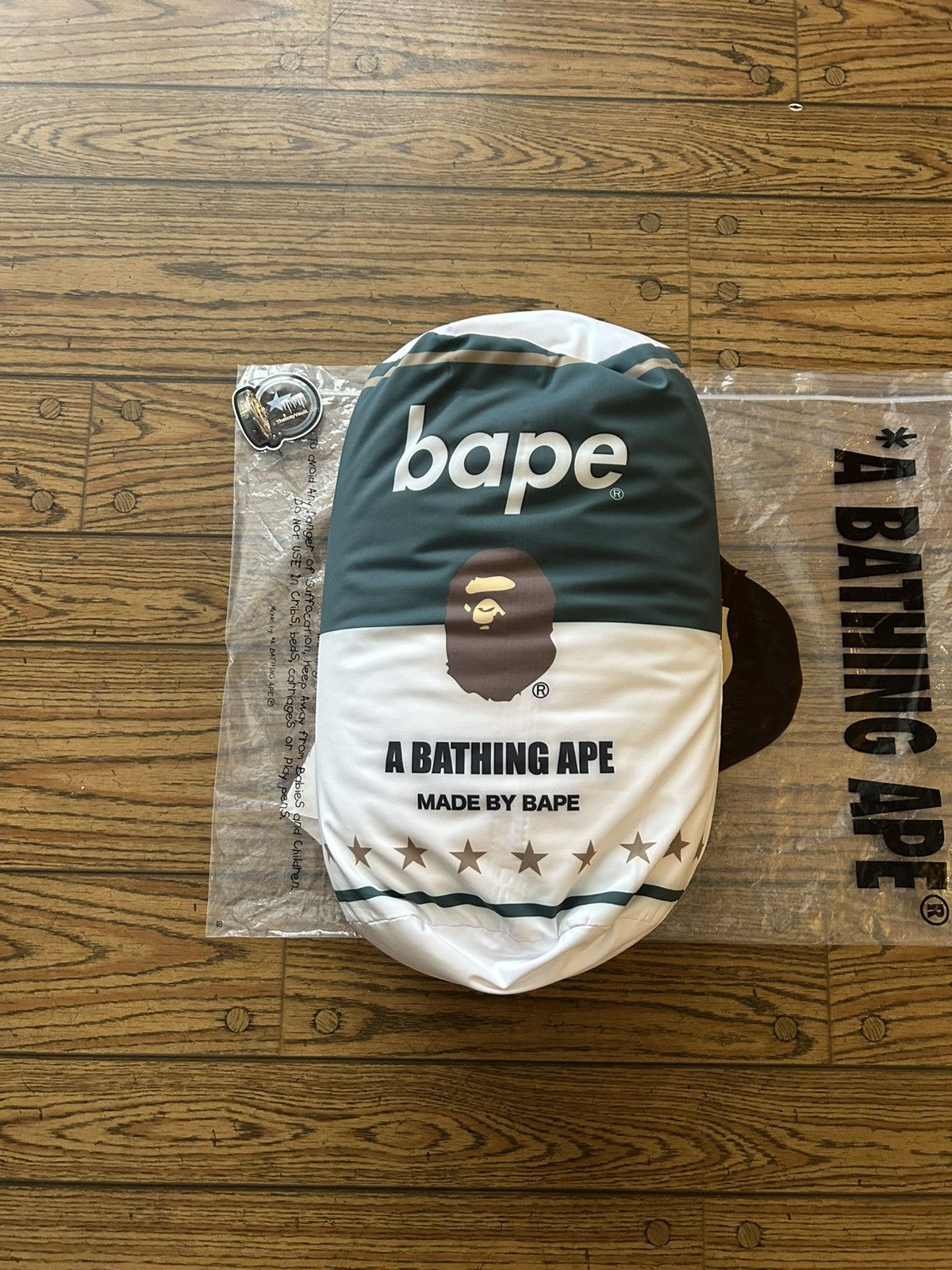 Bape Bape Green ABC Camo Bean Bag Pillow Size ONE SIZE - 4 Thumbnail