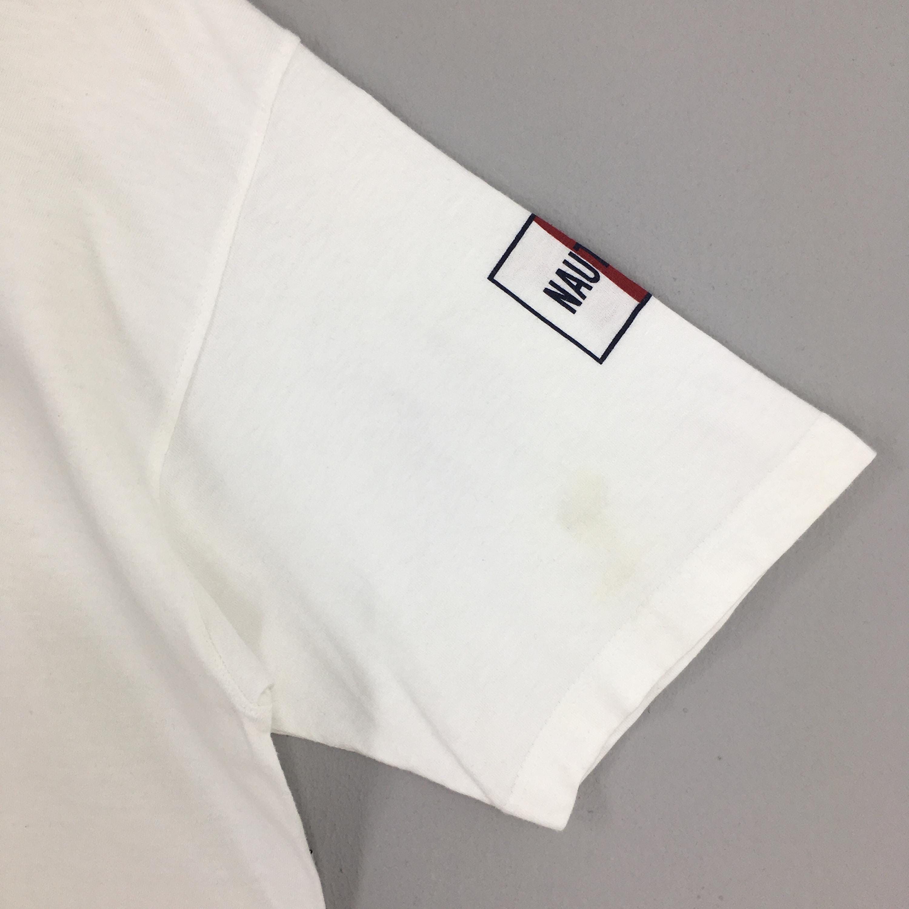 Nautica Vintage Nautica Sailing Gear White Tshirt Medium Size US M / EU 48-50 / 2 - 4 Thumbnail