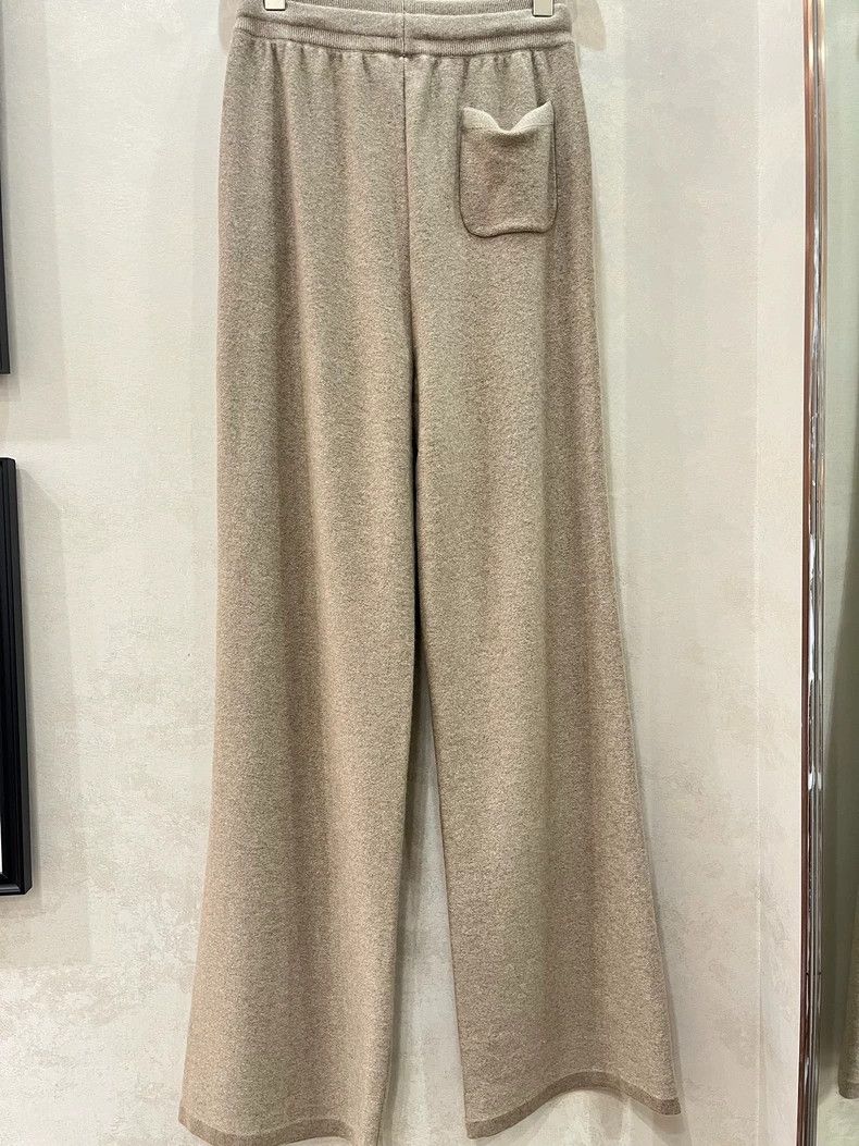 Loro Piana LORO PIANA Classic wide leg pants made of 100% cashmere Size 26" / US 2 / IT 38 - 3 Thumbnail
