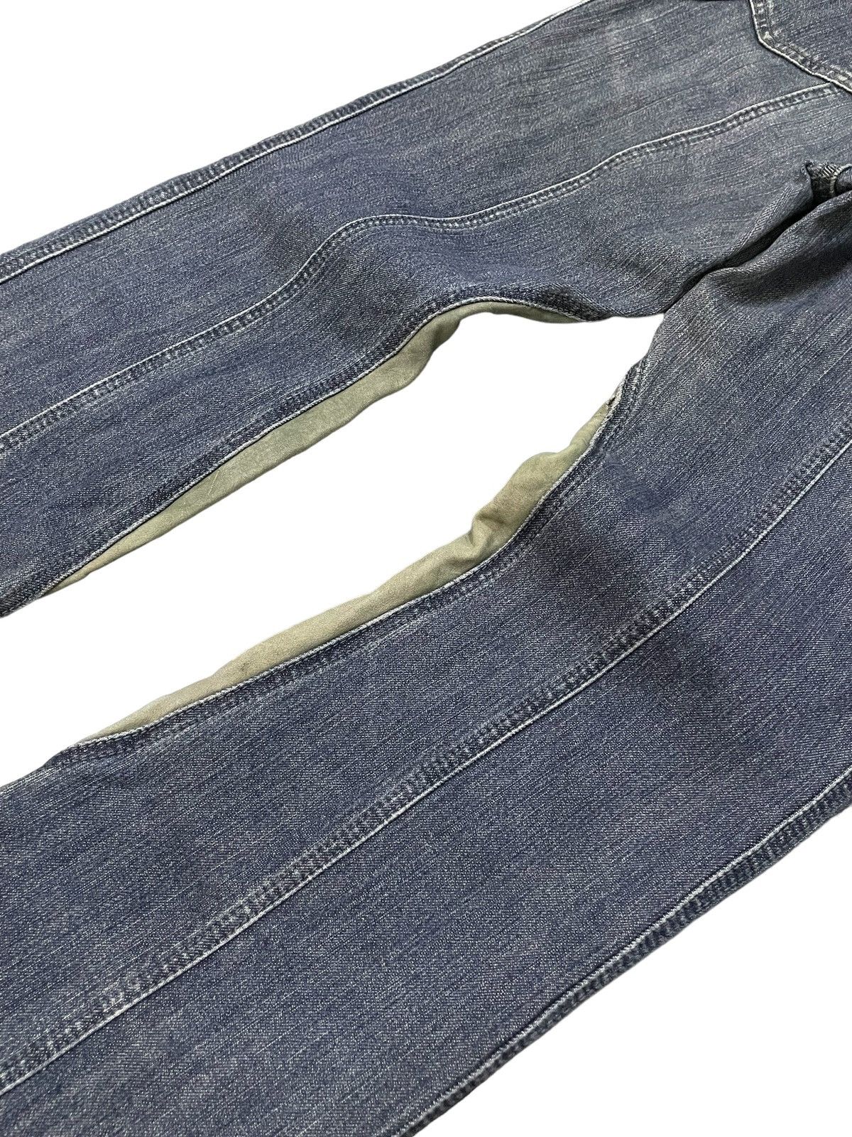 Hysteric Glamour × In The Attic × semanticdesign Studio Picone Asymmetrical Hybrid Flared Jeans Size US 28 / EU 44 - 16 Thumbnail
