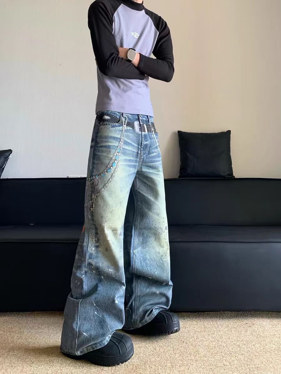 Japanese Brand × Jean Inked Street Vintage Casual Jeans Size US 32 / EU 48 - 4 Thumbnail