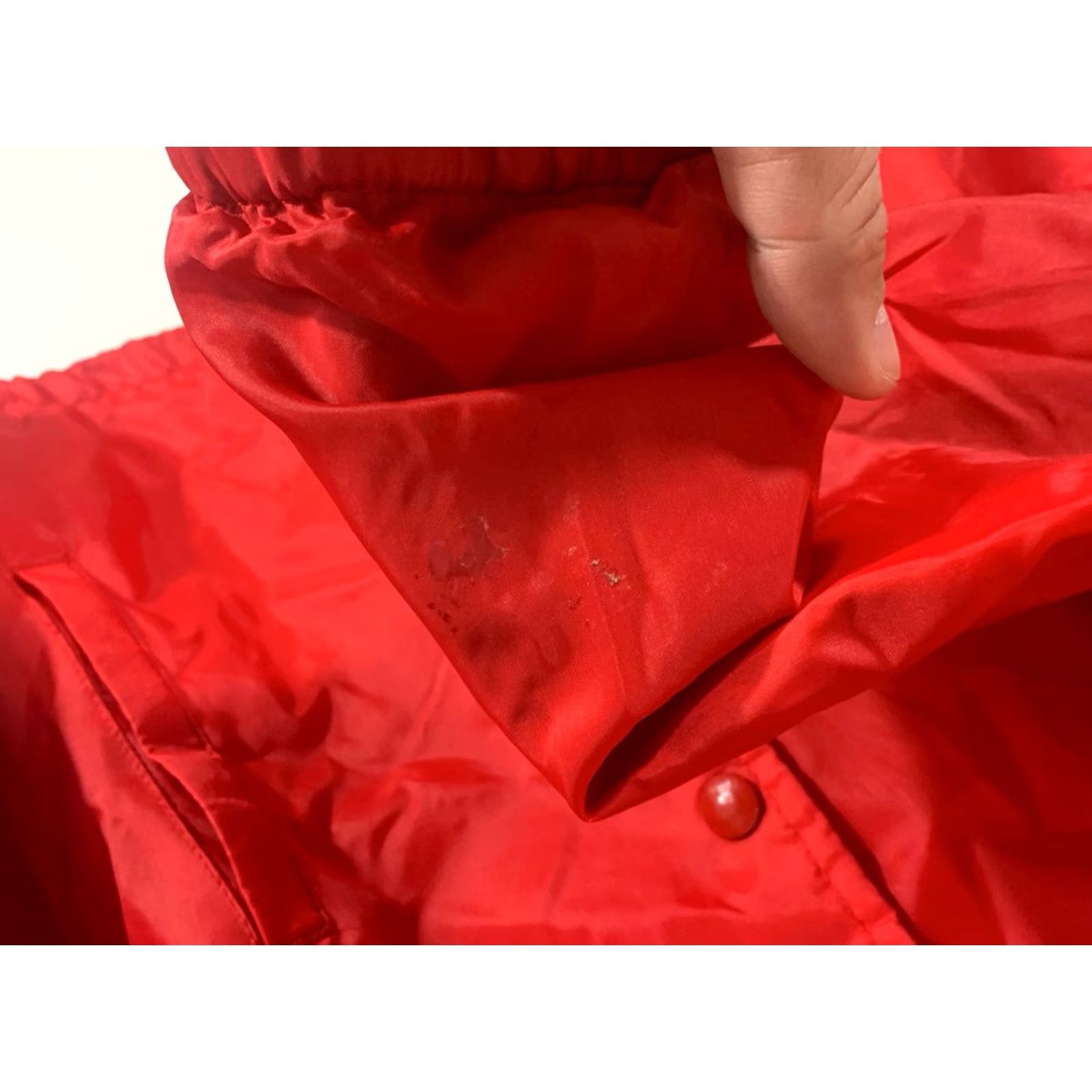 Vintage VINTAGE 80s RCA Mens Nylon Windbreaker Jacket Large Red USA Made Size US L / EU 52-54 / 3 - 6 Thumbnail