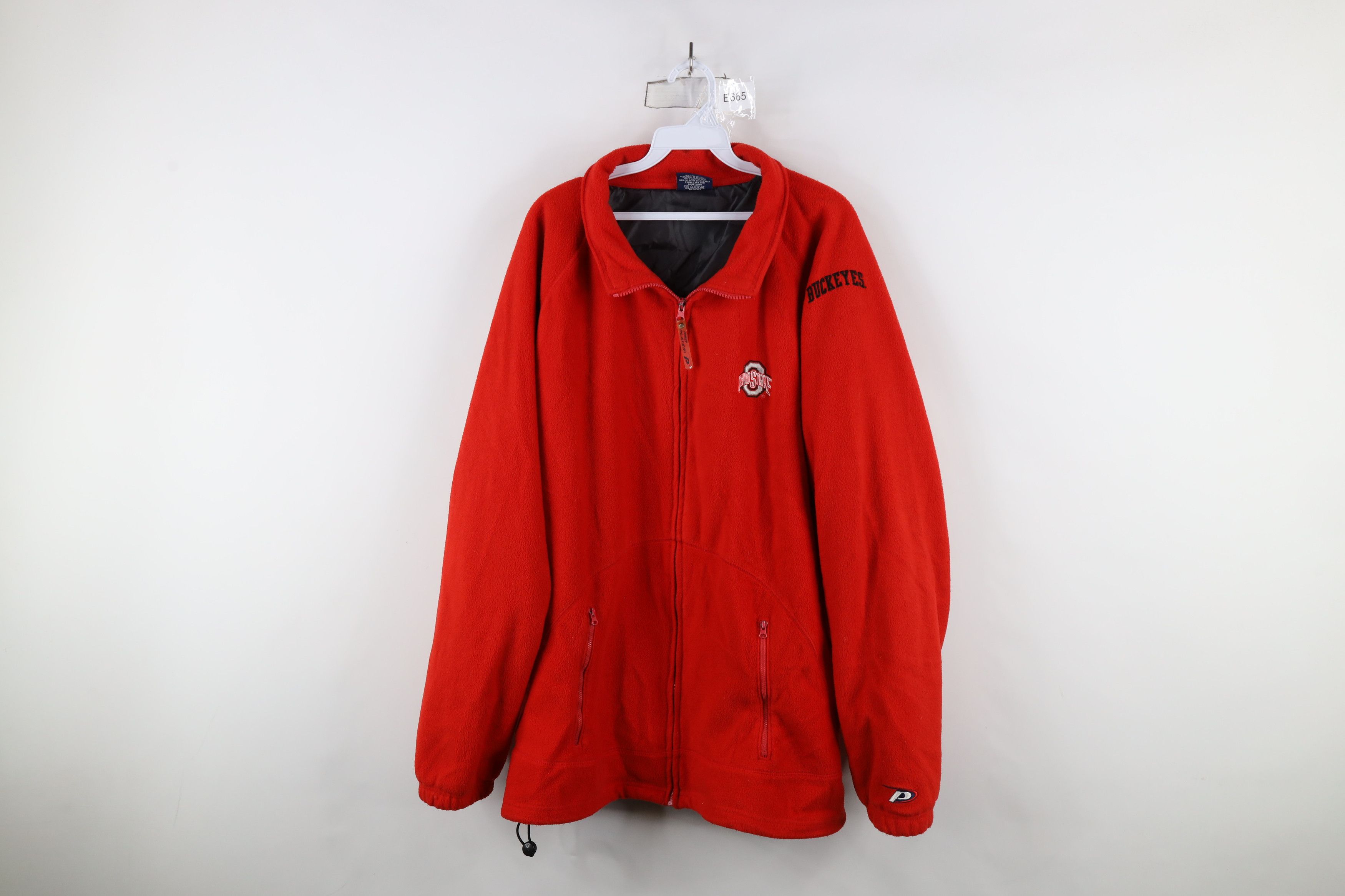 Vintage Vintage Ohio State University Lined Fleece Full Zip Jacket Size US XXL / EU 58 / 5 - 1 Thumbnail