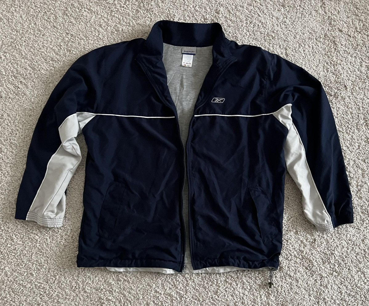 Reebok × Vintage Reebok Vintage Track Jacket- Blue - XL Mens Size US XL / EU 56 / 4 - 3 Thumbnail