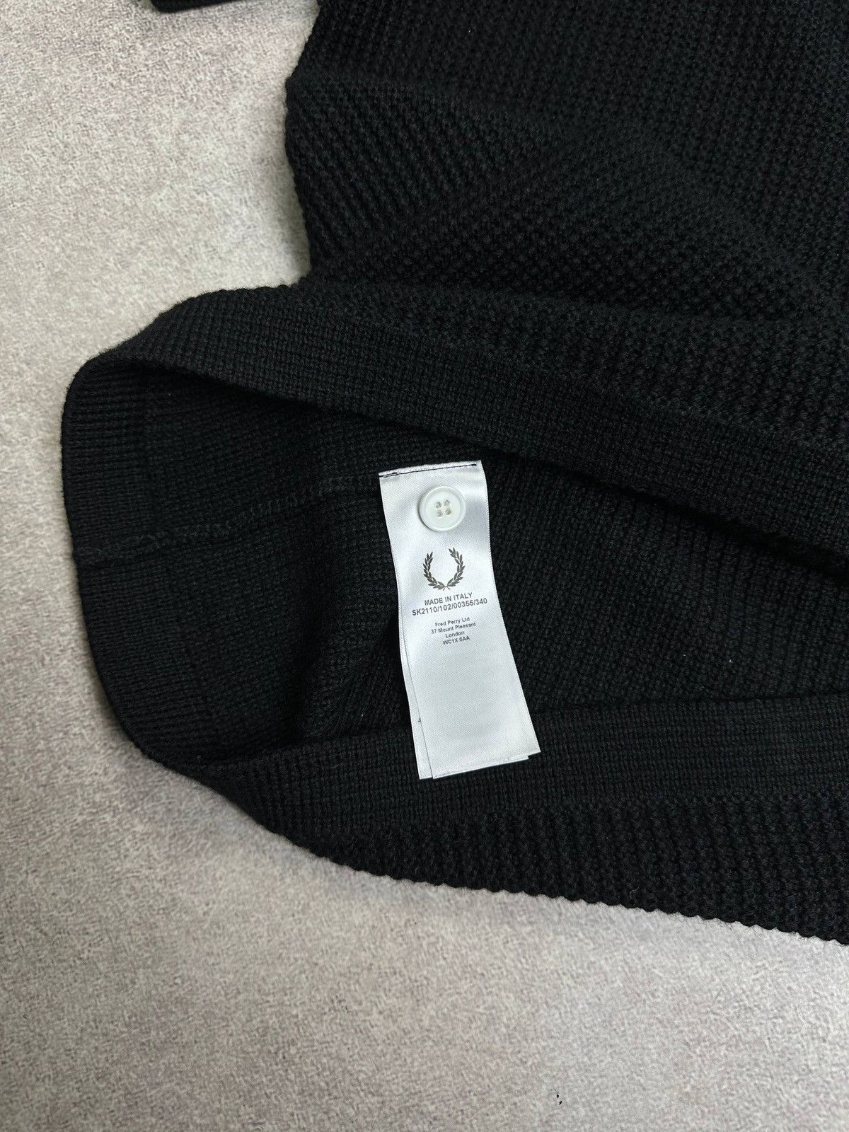 Fred Perry × Raf Simons Rare! Raf Simons x Fred Perry Knit Polo Shirt IT 38 Size US M / EU 48-50 / 2 - 6 Thumbnail