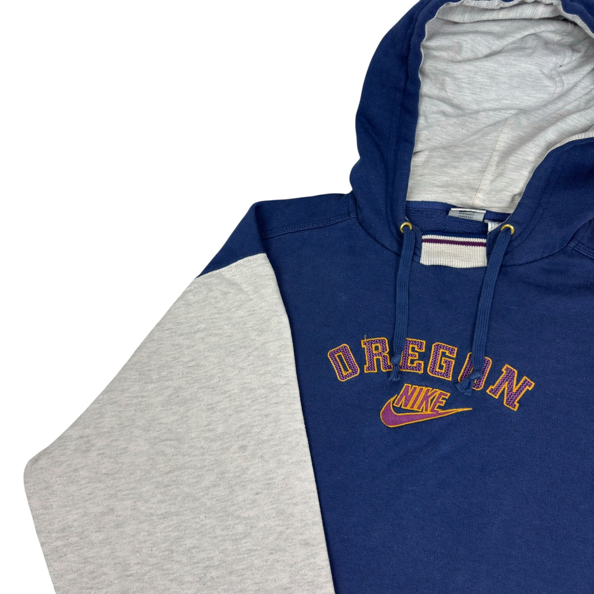 Nike Nike Men's Blue Gray Cotton Oregon Ducks Football Hoodie M Size US M / EU 48-50 / 2 - 3 Thumbnail