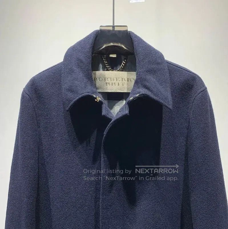 Burberry Burberry Black Wool Men's Coat. Size US M / EU 48-50 / 2 - 3 Thumbnail