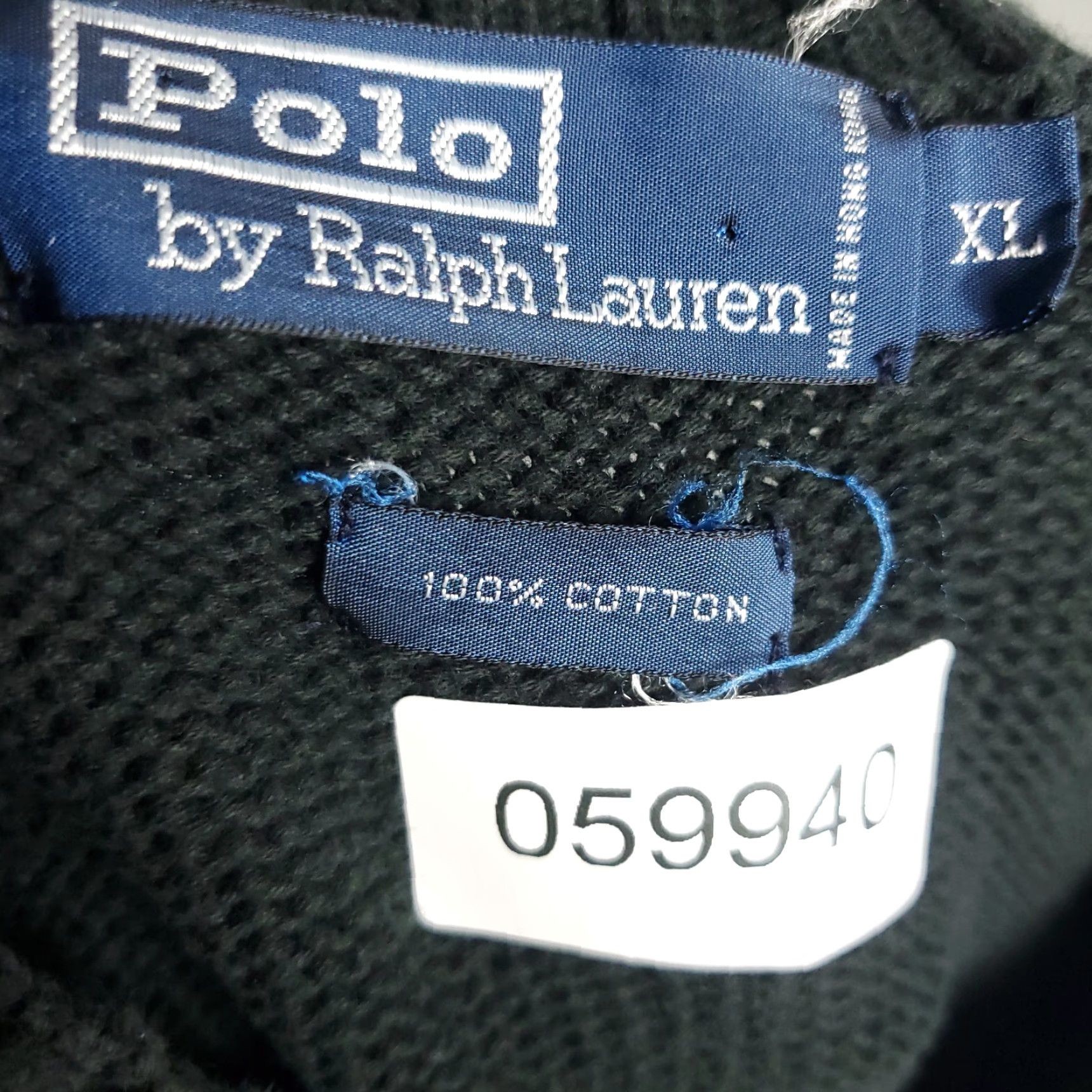 Ralph Lauren Ralph Lauren Black Knit Vest Pullover Sweater Mens XL V-Neck Classic Logo Size US XL / EU 56 / 4 - 7 Thumbnail