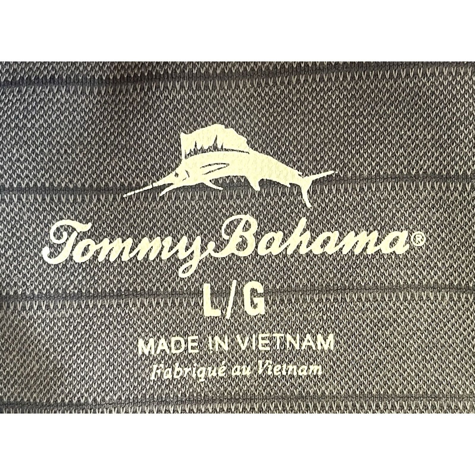 Tommy Bahama Tommy Bahama Polo Shirt Mens L Gray Striped Casual Adult Size US L / EU 52-54 / 3 - 5 Thumbnail
