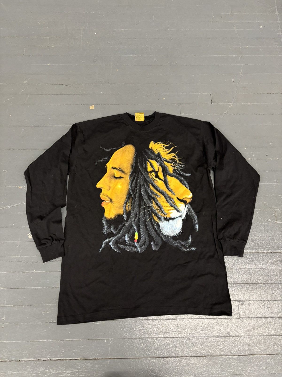 Bob Marley × Vintage Y2K vintage Bob Marley baggy Longsleeve tee Size US XL / EU 56 / 4 - 1 Thumbnail