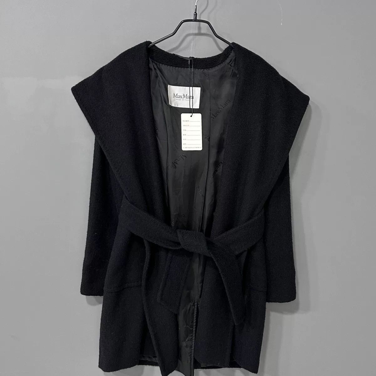 Max Mara Maxmara Rialto Black Coat Size 34 Size XS / US 0-2 / IT 36-38 - 1 Thumbnail