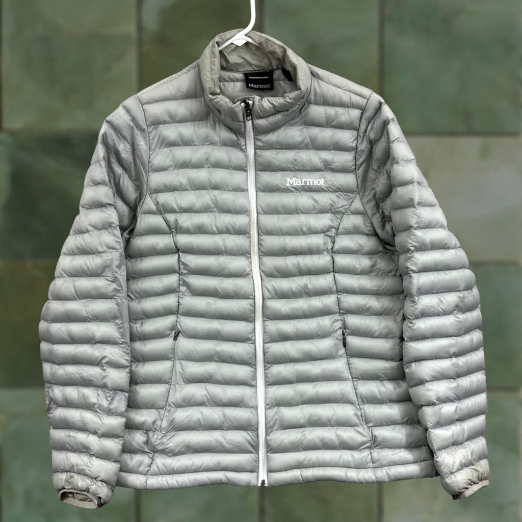 Marmot Marmot Echo Featherless Jacket Women’s Large Gray Puffer Quilted Zip Thinsilate Size L / US 10 / IT 46 - 1 Thumbnail