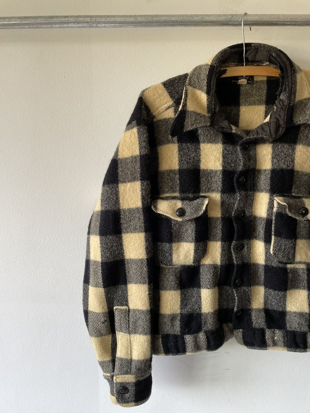 Vintage Vintage 50s Plaid Woolrich Boxy Jacket Size US M / EU 48-50 / 2 - 2 Thumbnail