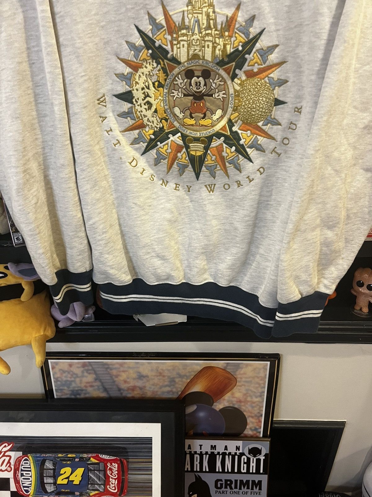 Disney × Vintage VTG 90’s Disney Mickey World Tour Embroidered Crewneck Size US S / EU 44-46 / 1 - 4 Thumbnail