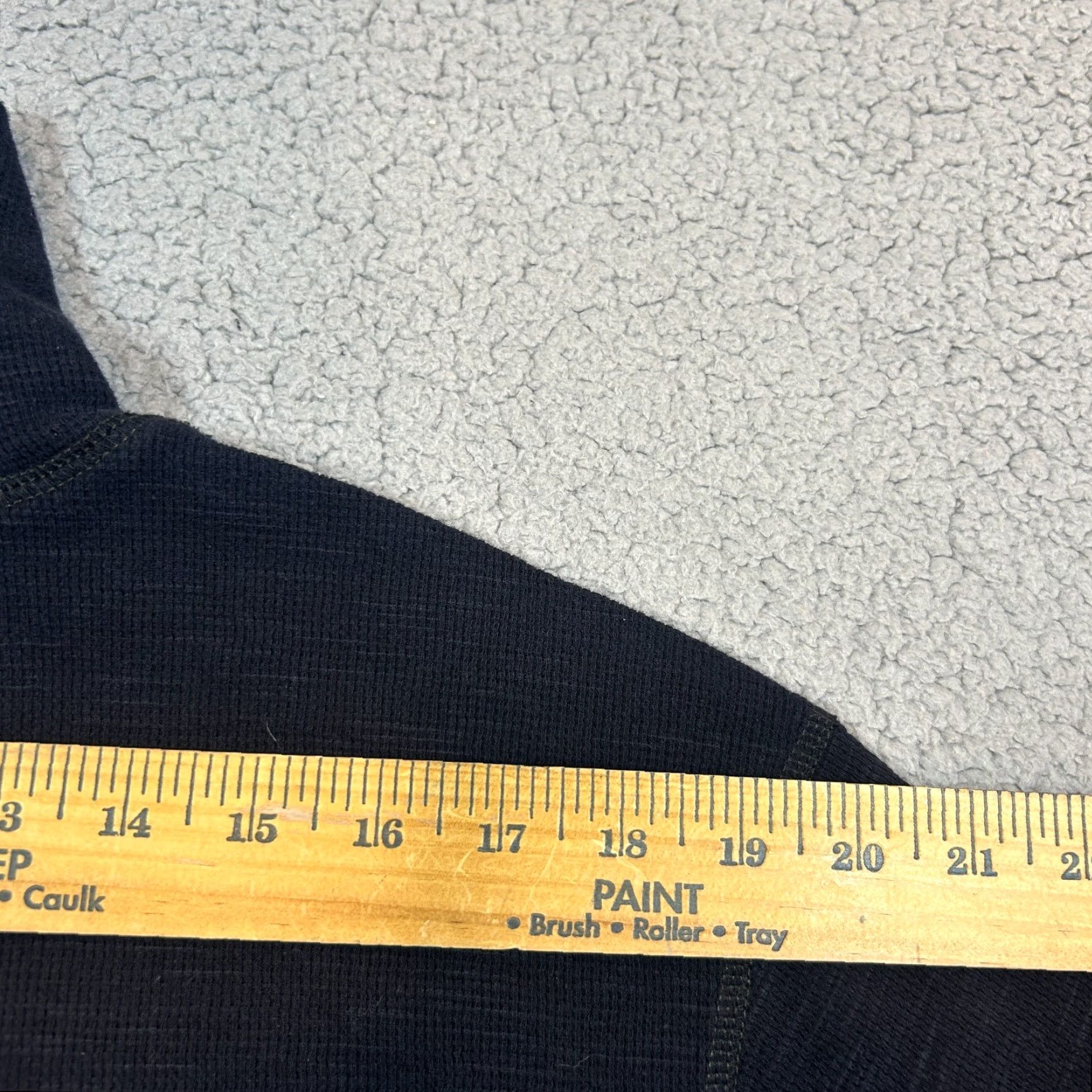 Buck Mason VINTAGE Buck Mason Sweater Slub Waffle Turtleneck Pullover Black Mens XL Size Regular Knit Size US XL / EU 56 / 4 - 8 Thumbnail