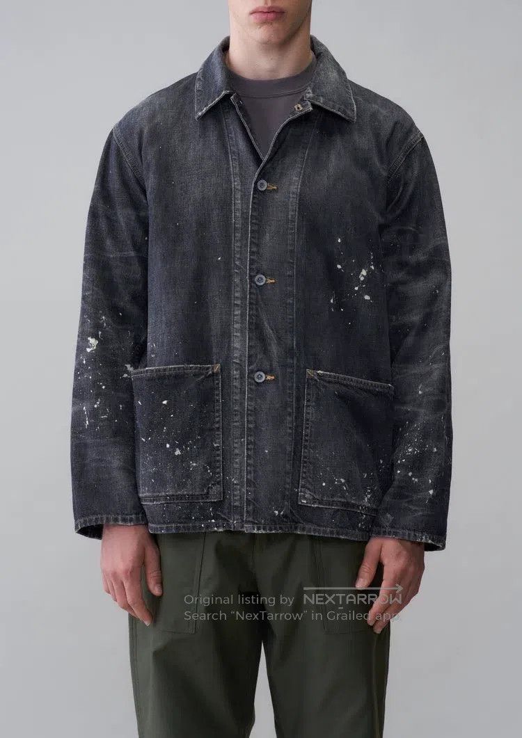 Neighborhood Neighborhood Black Splatter Denim Jacket Size US M / EU 48-50 / 2 - 8 Thumbnail
