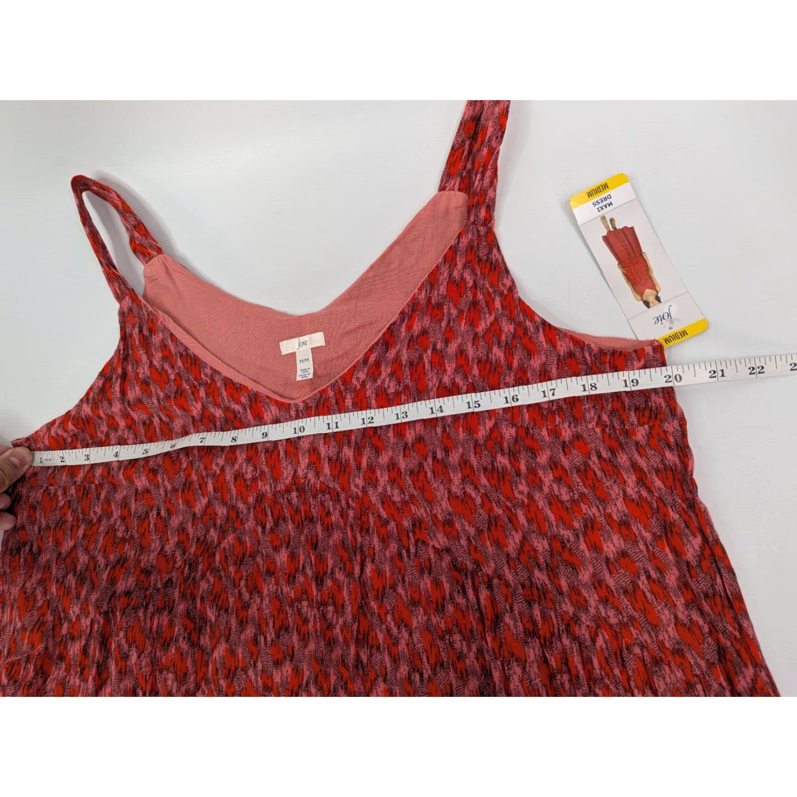 Joie NWT Joie Maxi Dress Tea Rose Sleeveless Lined Size M Cotton MSRP 48 Woman Dress M Tea Rose Maxi Joie NWT Women’s Size M / US 6-8 / IT 42-44 - 6 Thumbnail