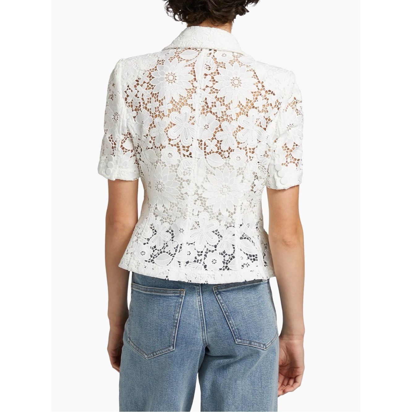 Generation Love Generation Love Melbourne Lace Blazer NWT White Size XL Sho Size XL / US 12-14 / IT 48-50 - 3 Thumbnail