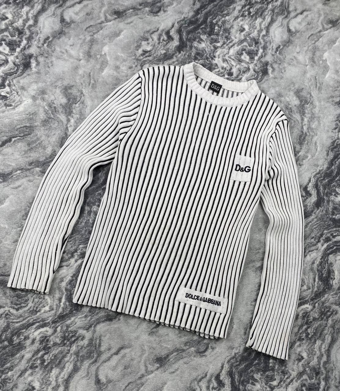 Vintage Dolce Gabbana 00s Ribbed Knit Sweater Men
