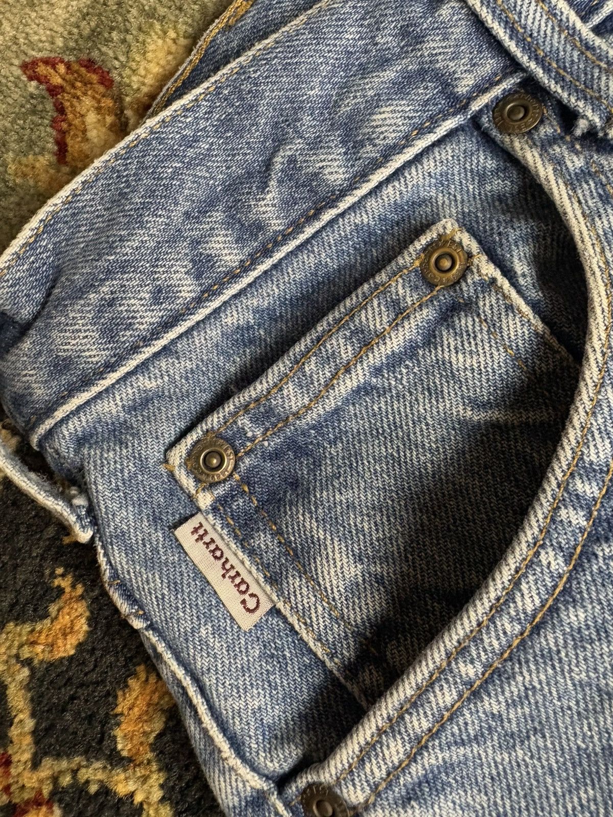 Carhartt × Vintage Vintage Carhartt Denim Jeans Size US 38 / EU 54 - 6 Thumbnail