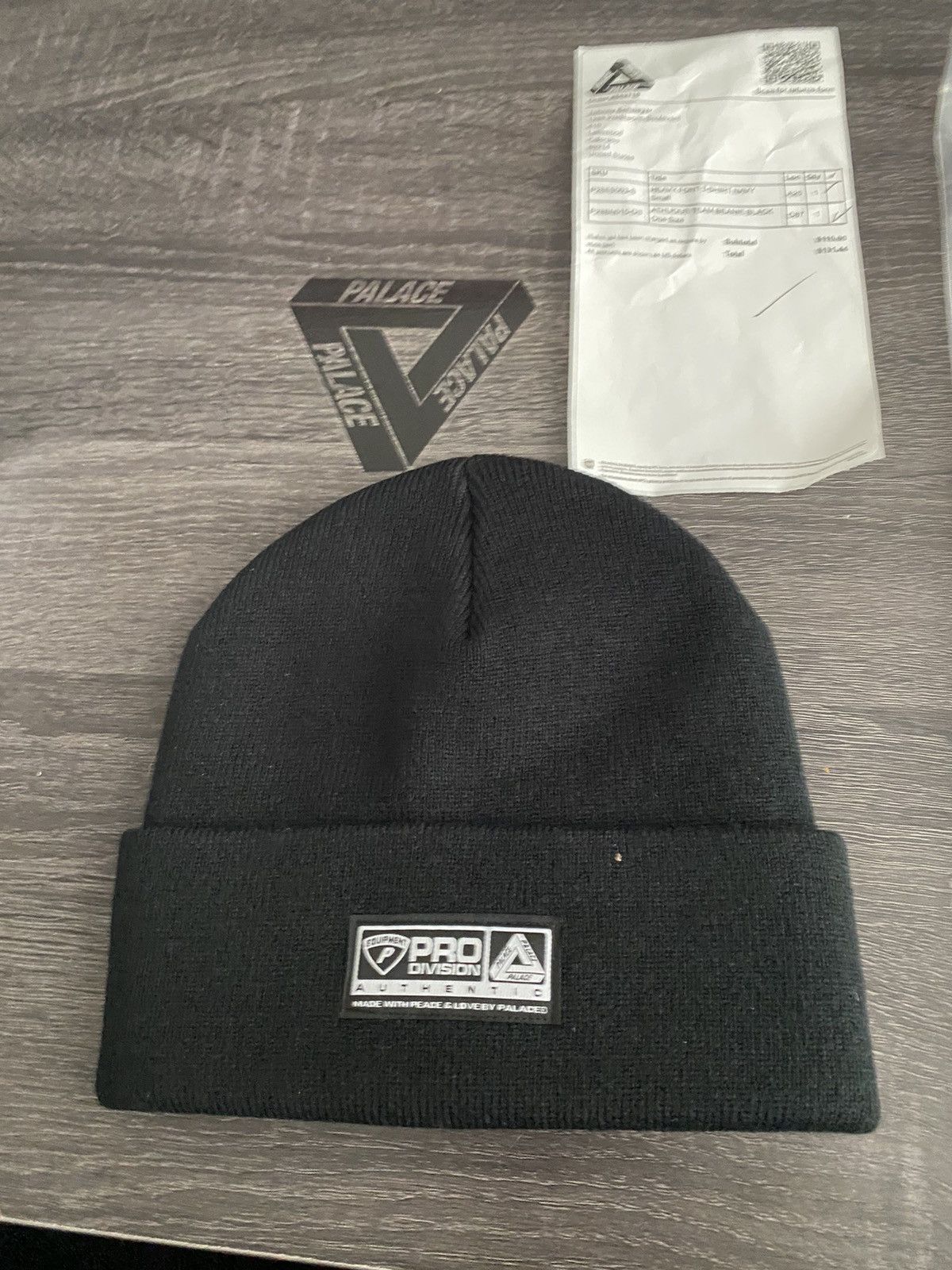 Palace × Supreme Palace Athlique Team Beanie Black Spring Collection Size ONE SIZE - 3 Thumbnail