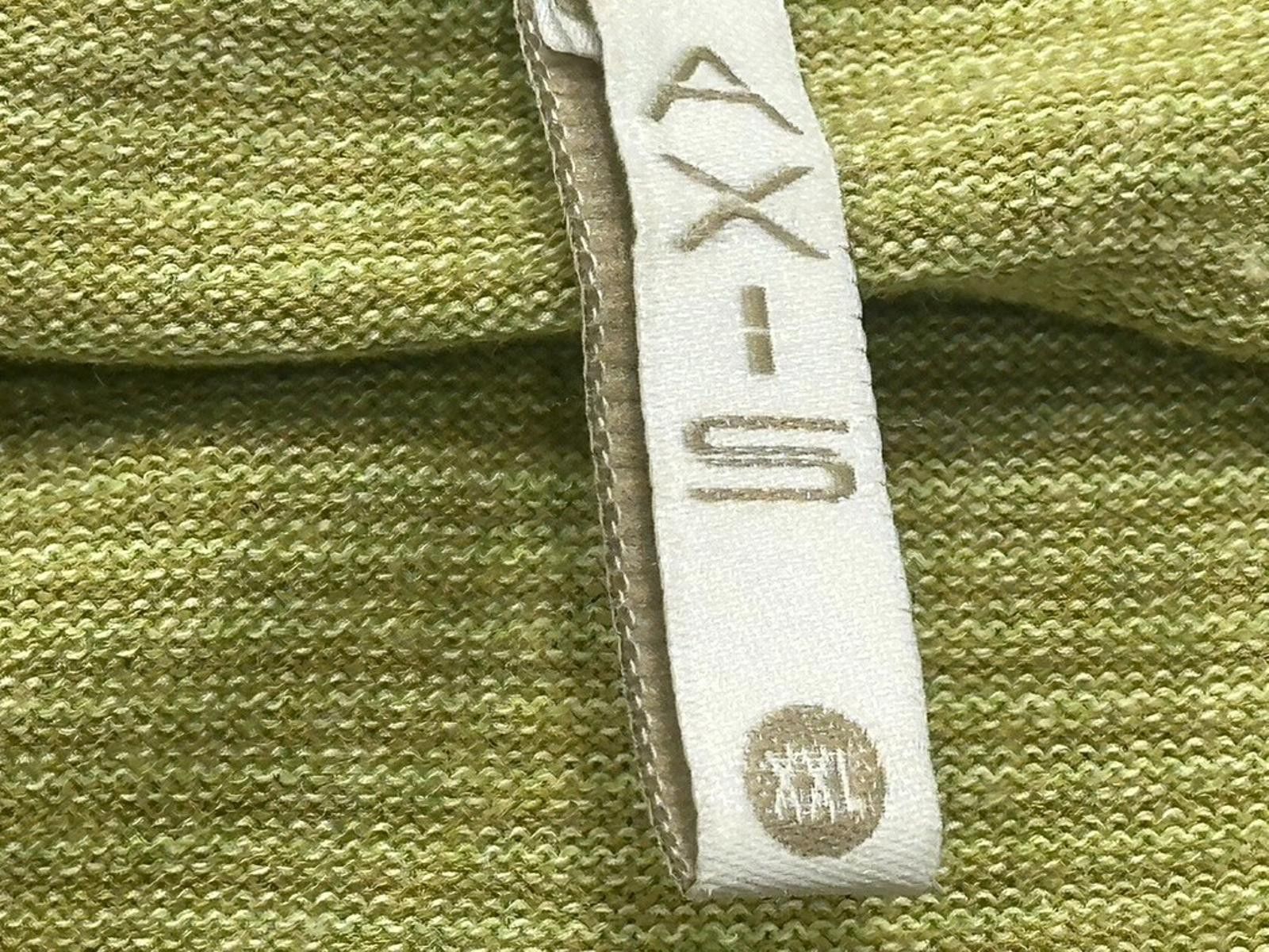 Adish Axis 1/4 Button Silk/Cotton Short Sleeve Polo Green Mens 2XL Size US XXL / EU 58 / 5 - 6 Thumbnail