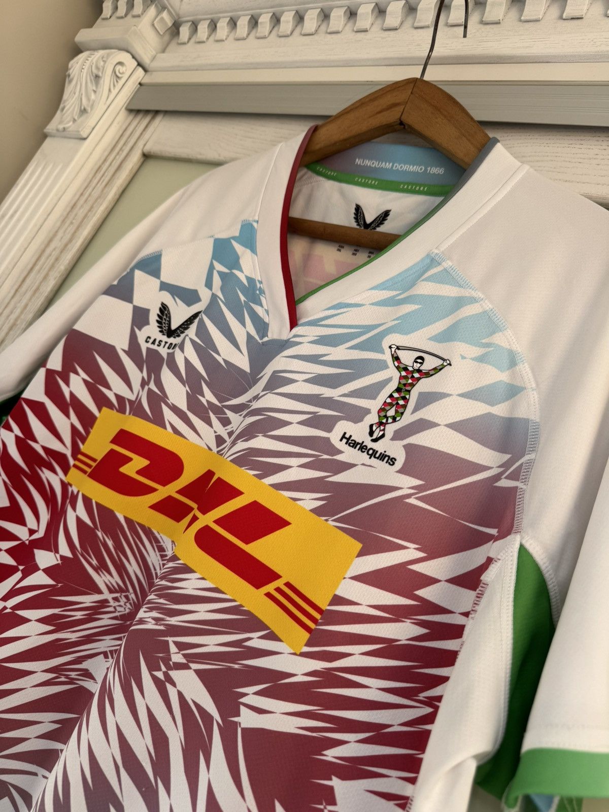 Castore Harlequins 2024-2025 Away Rugby Jersey Kit Shirt Size US XXL / EU 58 / 5 - 7 Thumbnail