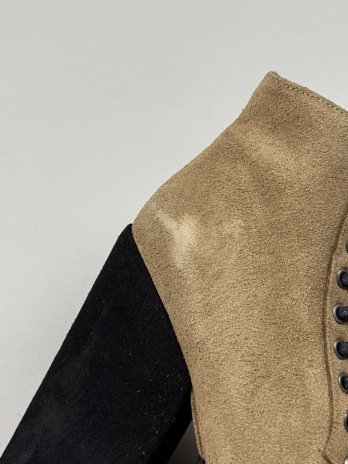 Jeffrey Campbell Avant-Garde Suede Block Heeled Platform Boots Shoes Size US 7 / IT 37 - 22 Thumbnail