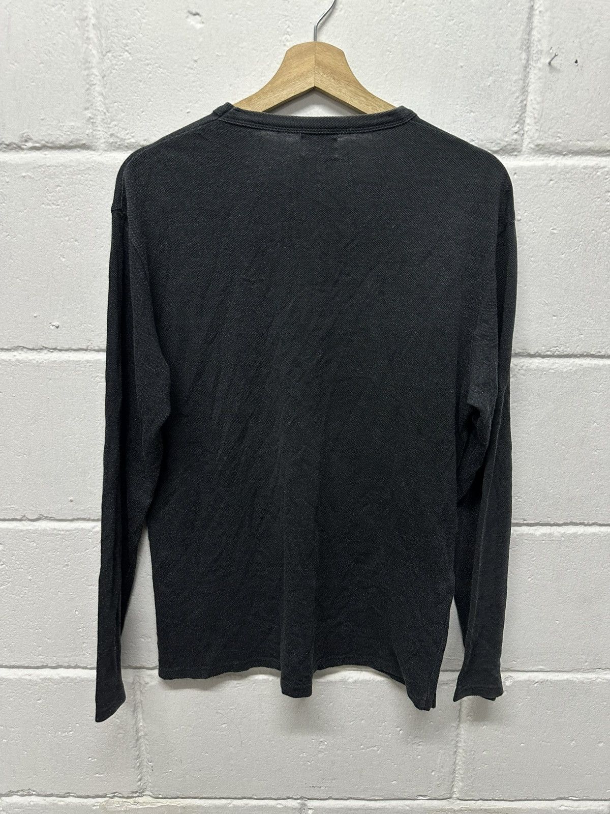 Yohji Yamamoto 1990 - Yohji Yamamoto All Against Risk A.A.R L/S Shirt Size US L / EU 52-54 / 3 - 6 Thumbnail