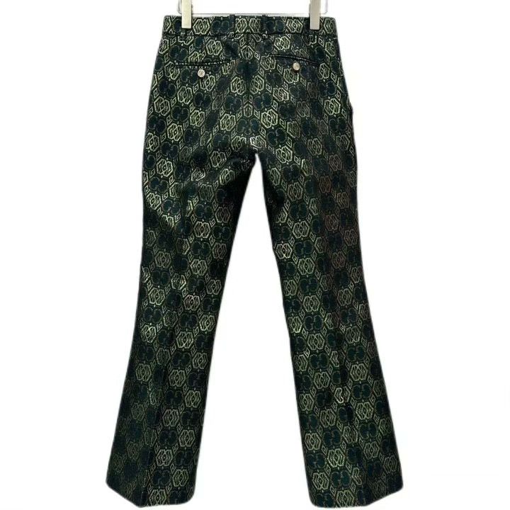 Gucci Gucci Green GG Monogram Casual Pants Size 38" / US 16 / IT 52 - 1 Thumbnail