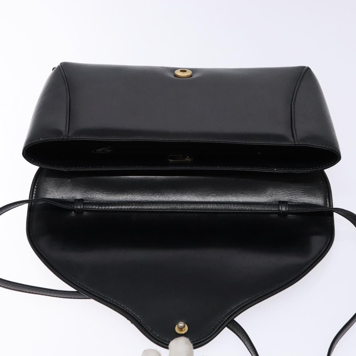 Gucci GUCCI Shoulder Bag Leather Black Gold Size ONE SIZE - 17 Thumbnail