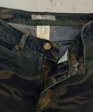 Mexx Vintage XX by MEXX Camo Bootcut Jeans Size 26" / US 2 / IT 38 - 10 Thumbnail
