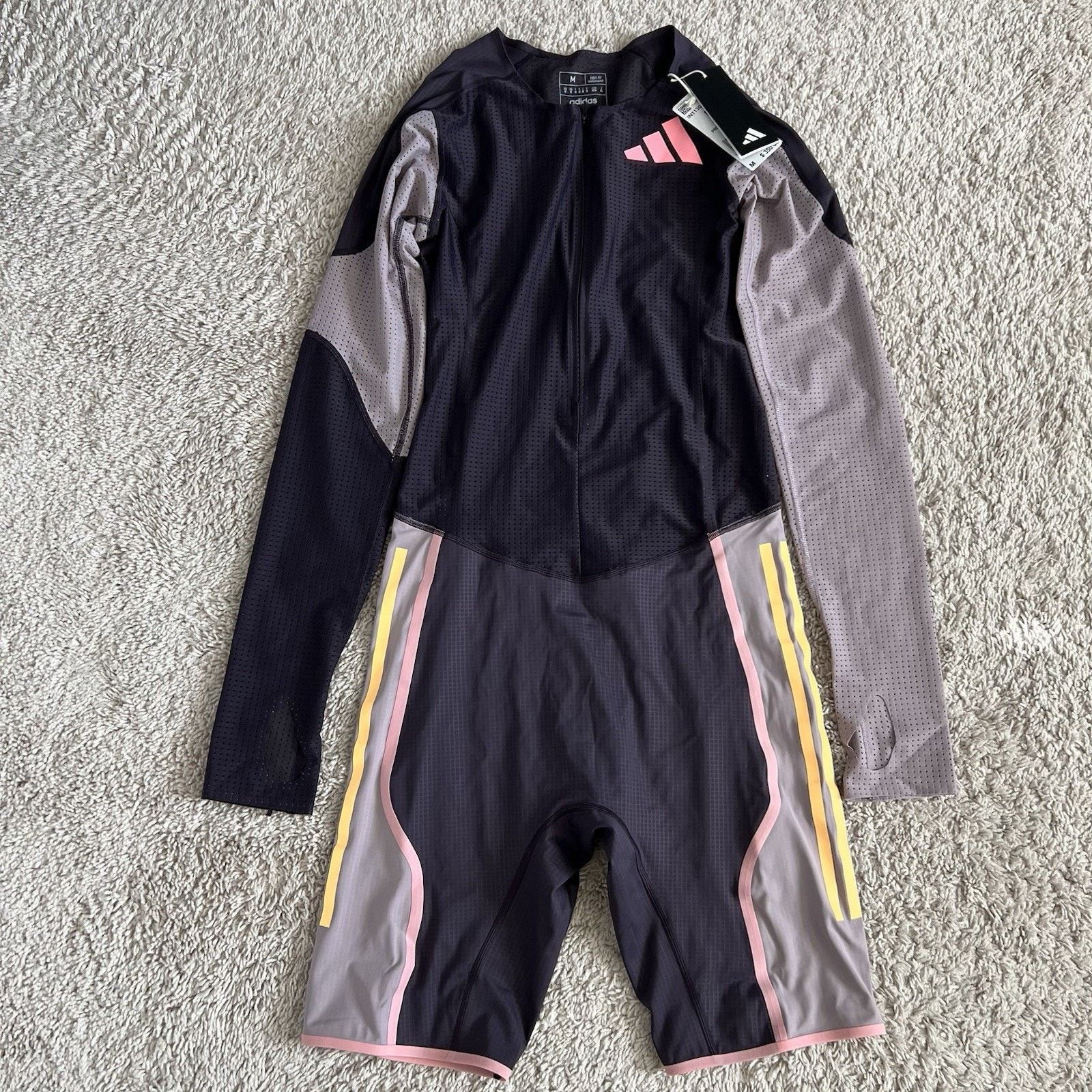Adidas Adidas 2024 Pro Elite Team Promo LS Speedsuit Purple Size US 30 / EU 46 - 1 Thumbnail