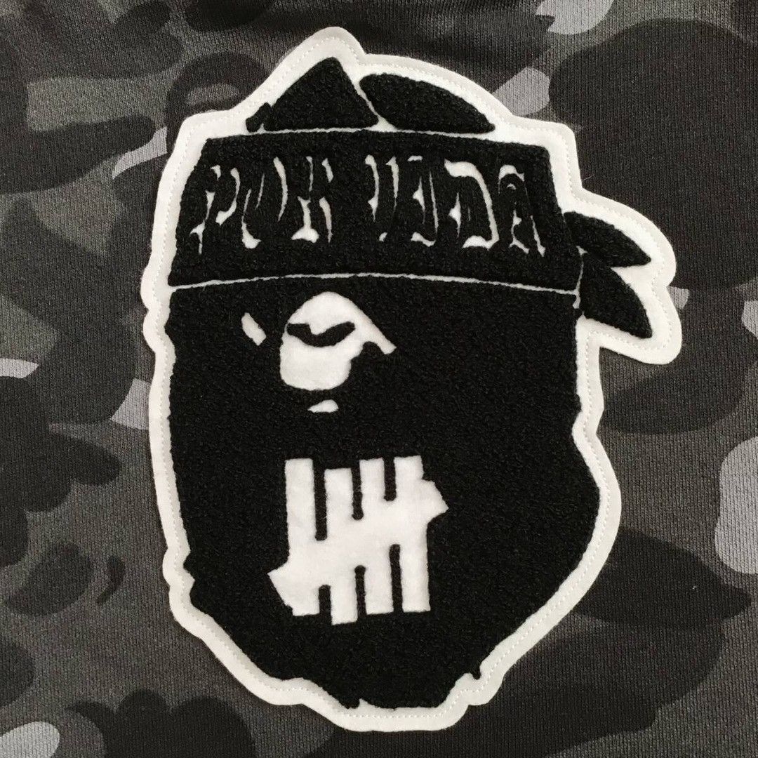 Bape × Undefeated BAPE × Undefeated BIG APE HEAD pullover hoodie Black camo Size US S / EU 44-46 / 1 - 2 Thumbnail