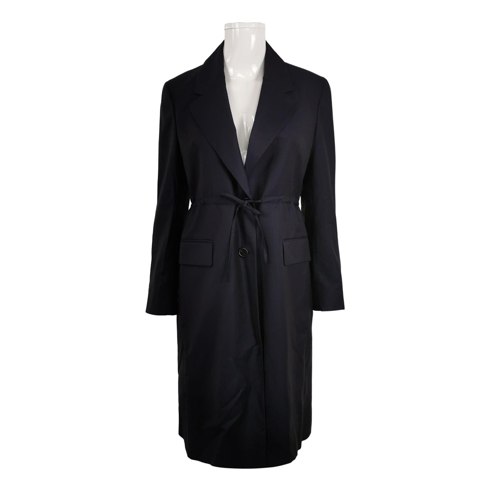 Prada Prada Wool Belted Coat Size 36 Size XS / US 0-2 / IT 36-38 - 1 Thumbnail