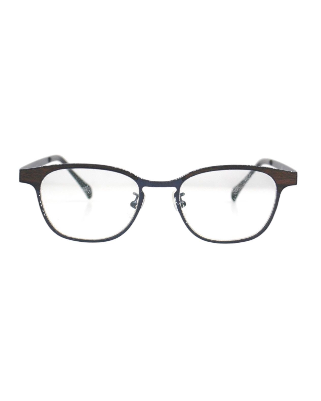JINS 2000S JINS JAPAN EYEWEAR – BLUE WOOD-TEXTURE FRAME Size ONE SIZE - 1 Thumbnail