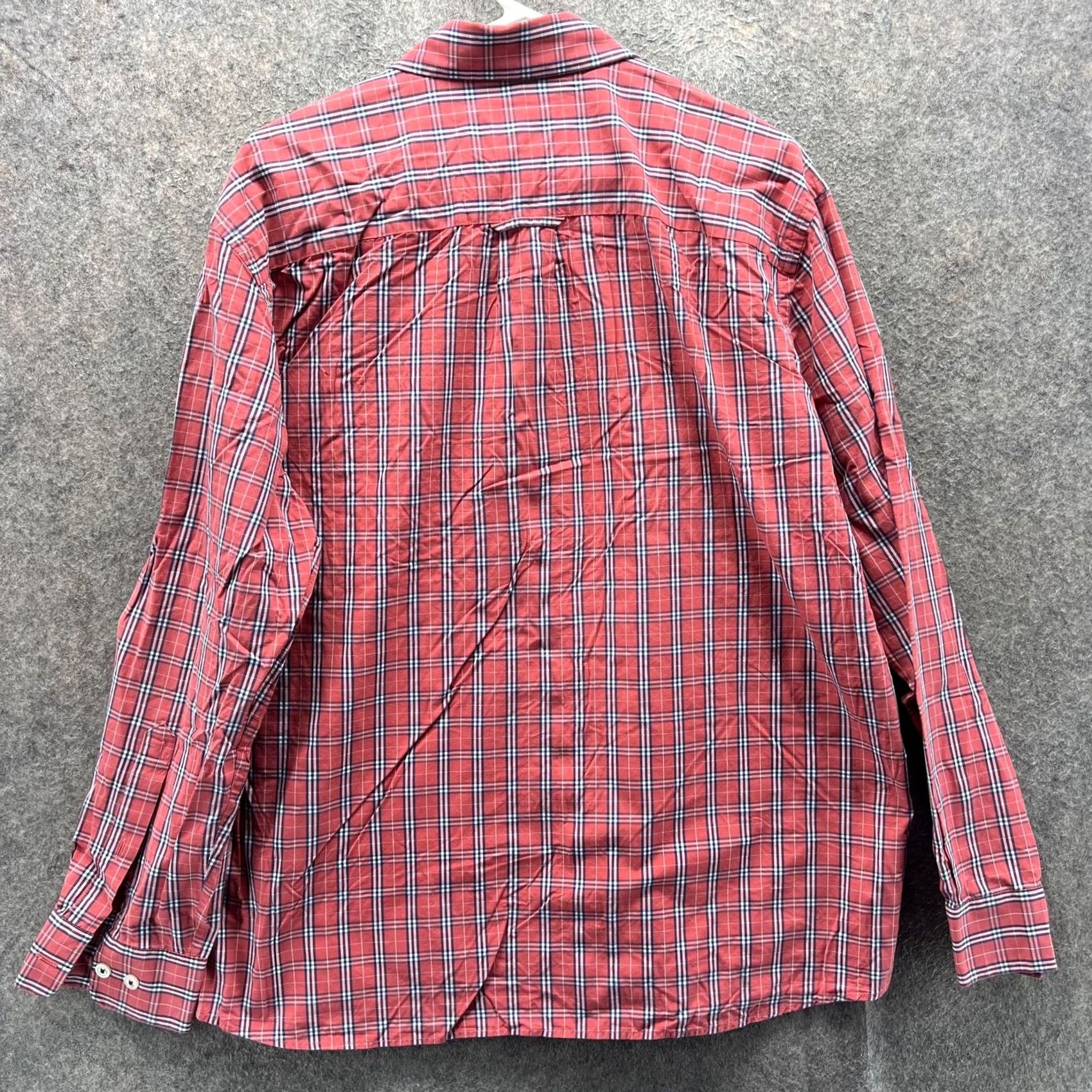 Orvis Orvis Shirt Mens Large Red Plaid Long Sleeve Button Front Casual Active Fit Size US L / EU 52-54 / 3 - 2 Thumbnail